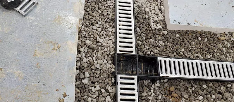 Storm Water Trench Drain Repair in King City, ON
